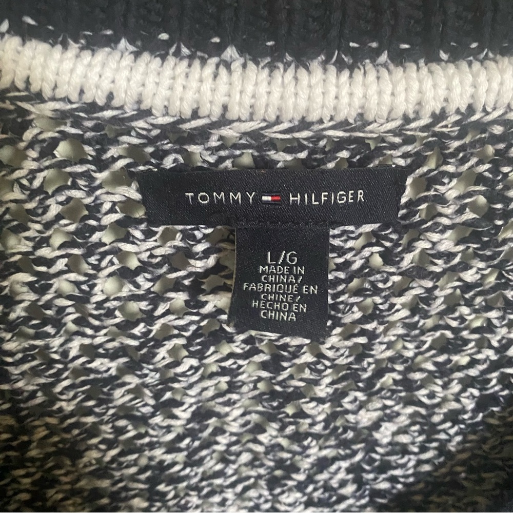 Tommy Hilfiger V-Neck Knit Sweater - Picture 4 of 8